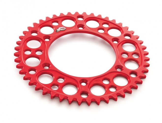 COURONNE ALUMINIUM ROUGE 51 GP RENTHAL GASGAS MC/EC 