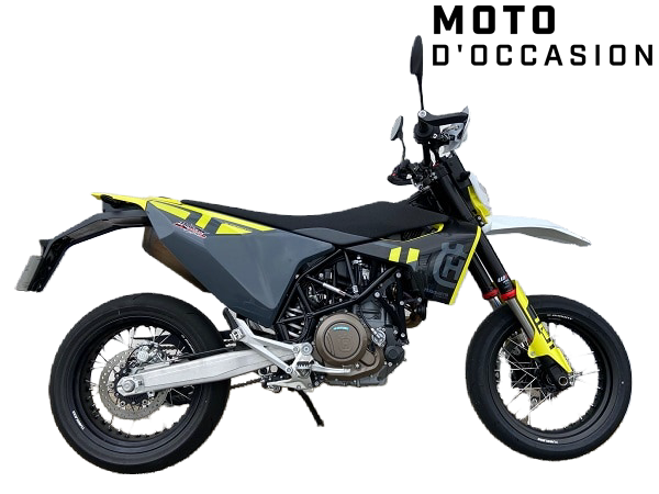 HUSQVARNA 701 SM GRISE 2024 ABS (Eligible permis A2) 