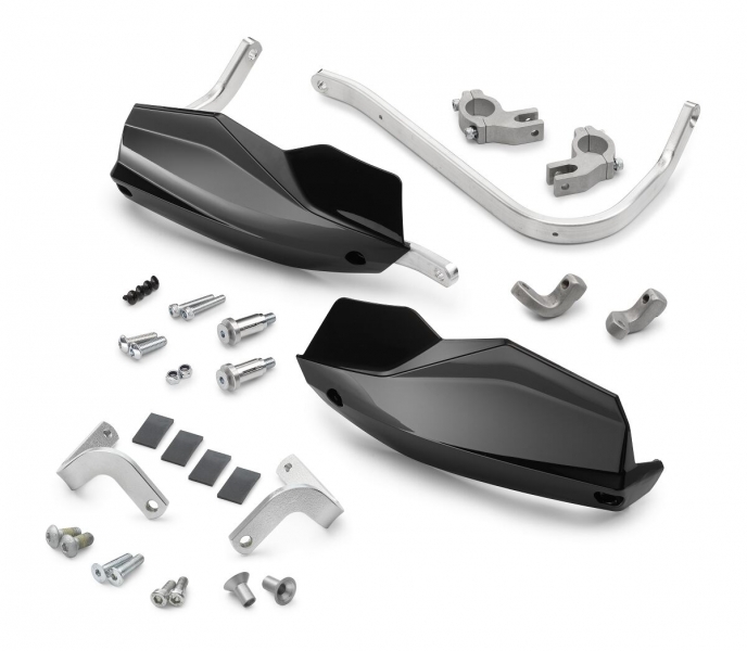 KIT PROTEGE-MAIN ALUMINIUM NOIR KTM 125/390 DUKE 24-25