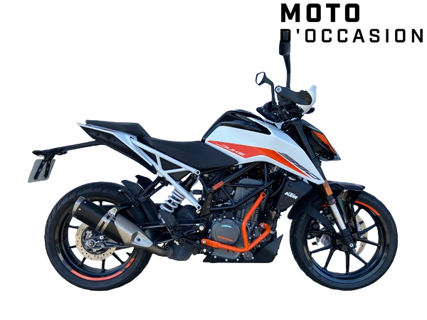 KTM 390 DUKE WHITE 2021 ABS (Eligible permis A2)